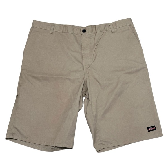 Men's Dickies 44 2XL XXL Shorts Khakis Chino Khaki Tan Phone Pocket Relaxed Fit - Picture 3 of 8